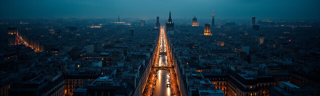 Vue aérienne de Paris